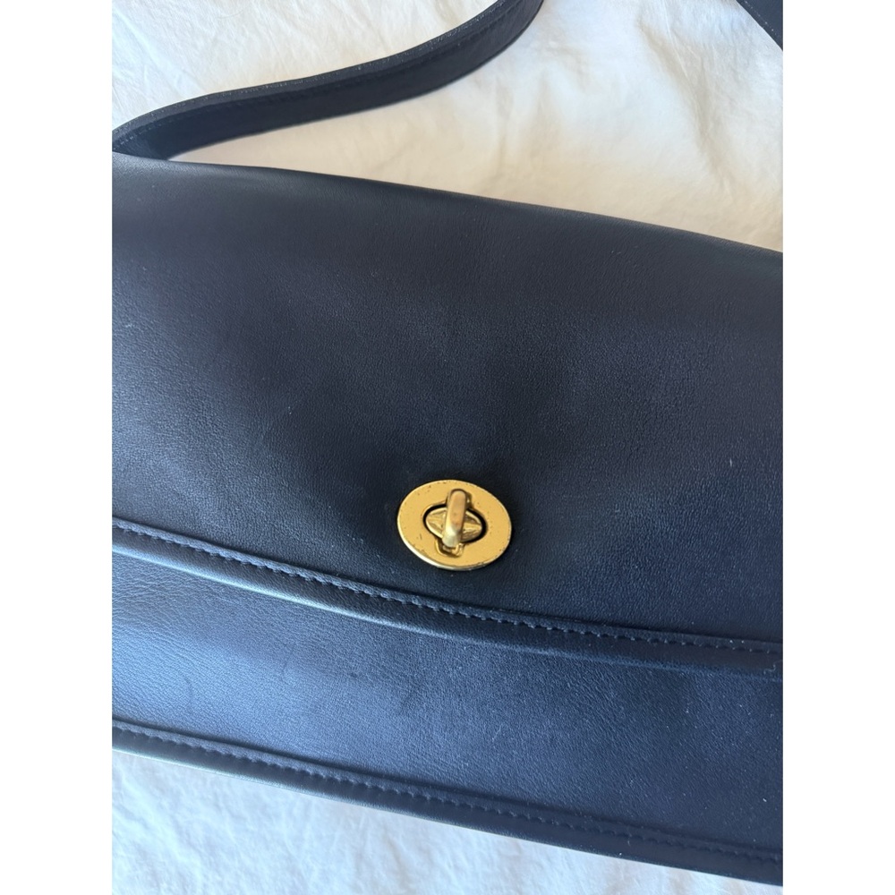 Vintage Coach Compartment Bag Black No. 9850 - Picture 4 of 15